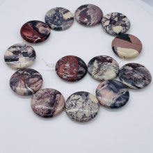Load image into Gallery viewer, Wild Exotica Porcelain Jasper Pendant Bead Strand | 31x8 mm | 13 Beads |
