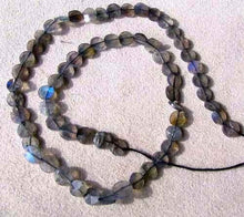 Load image into Gallery viewer, Flash Labradorite Faceted Coin Bead Strand 107499 - PremiumBead Primary Image 1
