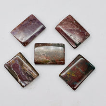 Load image into Gallery viewer, Balance Red Devil Jasper Rectangle Pendant Bead 6653E
