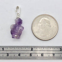 Load image into Gallery viewer, Hand Carved Amethyst Goddess of Willendorf and Sterling Silver Pendant 509287AMS - PremiumBead Alternate Image 5
