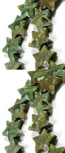 Gleam 5 Rhyolite Jasper Carved Star Beads 009466 - PremiumBead Primary Image 1