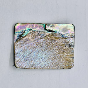 1 (One) Golden Rainbow Abalone Rectangle Bead 3151AA