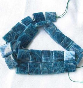 2 Deep Blue Apatite Square Focal Beads 8685 - PremiumBead Alternate Image 2