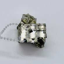 Load image into Gallery viewer, Pyrite Free Form Pendant Bead | 24x33x20 | Gold | 1 Bead |
