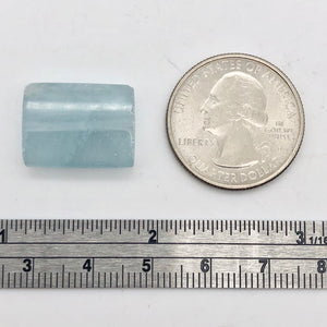 Aquamarine Bevelled Rectangle Pendant Bead | 19x15x6mm | Blue | 1 Bead | 00805p - PremiumBead Alternate Image 7