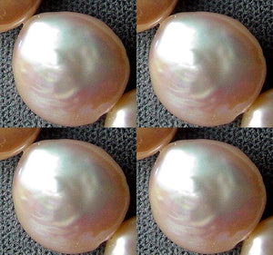 Natural Perfect Peach FW Coin Pearl Strand 104765 - PremiumBead Alternate Image 5