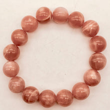 Load image into Gallery viewer, Succulent!! 13mm Peach Moonstone 15 Bead Bracelet - PremiumBead Primary Image 1
