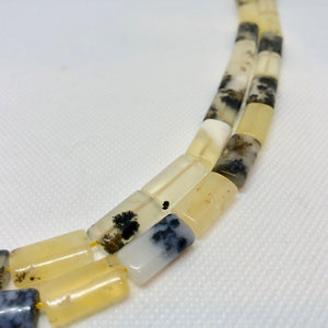 4 Golden Dendritic Opal Rectangular Beads 003190 - PremiumBead Alternate Image 2