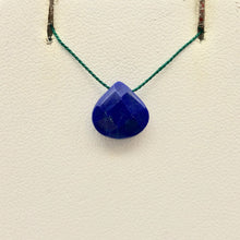 Load image into Gallery viewer, Fabulous Lapis Faceted 10x10mm Briolette Bead Strand 107259 - PremiumBead Alternate Image 6
