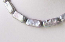 Load image into Gallery viewer, 5 Glamour Platinum FW Rectangle Coin Pearls 9935 - PremiumBead Primary Image 1
