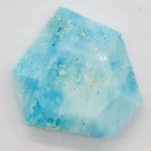 Load image into Gallery viewer, 63cts Druzy Natural Hemimorphite Pendant Bead | Blue | 30x30x8mm | 1 Bead |
