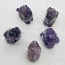 Load image into Gallery viewer, Hand Carved Amethyst Wolf/Coyote Figurine | 21x11x8mm | Purple - PremiumBead Alternate Image 5
