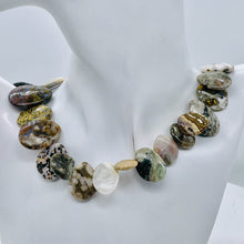 Load image into Gallery viewer, Ocean Jasper Briolette Bead Strand 109469

