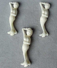 Load image into Gallery viewer, Unique Hand Carved Waterbuffalo Bone Geisha Bead 4832A - PremiumBead Alternate Image 3
