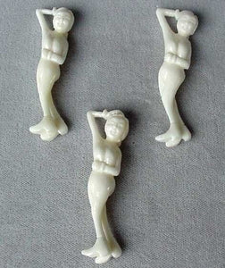 Unique Hand Carved Waterbuffalo Bone Geisha Bead 4832A - PremiumBead Alternate Image 3