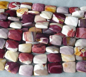 Stunning Natural Mookaite 3 Faceted 25x21x8mm Pendant Beads 004913 - PremiumBead Alternate Image 2