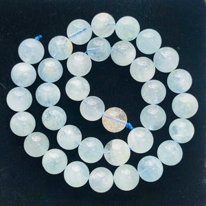 Aquamarine Parcel Round | 11 mm | Aqua | 4 Beads |
