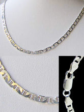 Load image into Gallery viewer, Italian Silver 3.5mm Marina Chain 16&quot; Necklace 10030A - PremiumBead Primary Image 1
