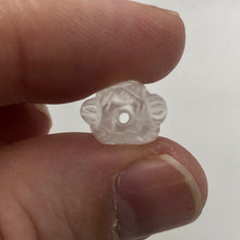 Load image into Gallery viewer, Intricately Carved Quartz Female Laughing Buddha Beads | 25x14x11.5mm | Clear - PremiumBead Alternate Image 10
