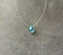 Load image into Gallery viewer, 1 Blue Zircon Faceted Briolette Bead, 5.5x4mm, Blue, 1.1 carats 4880 - PremiumBead Alternate Image 7
