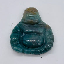 Load image into Gallery viewer, Exotic Fancy Jasper Hand Carved Buddha Bead | 33x30x7mm | Blue Green
