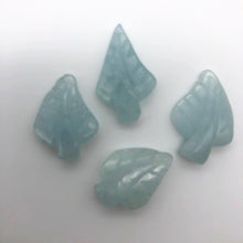 Load image into Gallery viewer, Natural Aquamarine Leaf Strand | 17x12x3 to 22x12x5mm | Blue | Leaf | 33 beads | - PremiumBead Alternate Image 7
