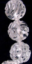 Load image into Gallery viewer, 1 Unique Hand Carved Wind Dragon Quartz 24mm 10356 | 24mm | Clear - PremiumBead Alternate Image 3
