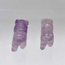 Load image into Gallery viewer, Prosperity 2 Light Amethyst Carved Bison / Buffalo Beads | 21x14x8mm | Purple - PremiumBead Alternate Image 9
