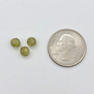 3 Green Grossular Garnet Faceted Round Beads, Green, 5.5mm, 3 beads, 5753 - PremiumBead Alternate Image 5