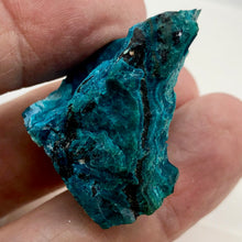 Load image into Gallery viewer, Chrysocolla Display Specimen - Beautiful Striations of Blue and Teal | 1.5x1.13x1.38&quot; |
