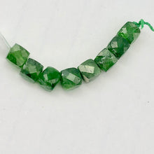 Load image into Gallery viewer, Chrome Diopside Cube Bead Strand | 4mm | Green | 95 Bead(s) |
