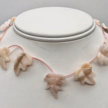 Load image into Gallery viewer, Light Pink Peruvian Opal Leaf Briolette Bead Strand 110823A - PremiumBead Primary Image 1
