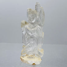 Load image into Gallery viewer, Quan Yin Quartz Goddess Person | 2 3/8&quot; Tall | Clear | 1 Figurine |
