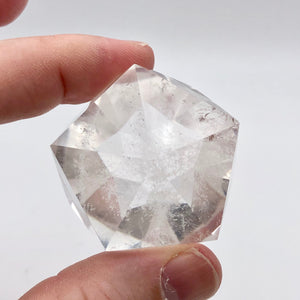 Quartz Crystal Icosahedron Sacred Geometry Crystal |Healing Stone|41mm or 1.6"| - PremiumBead Alternate Image 7
