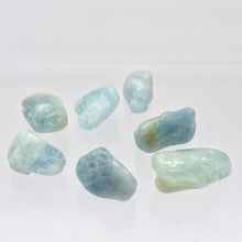 Load image into Gallery viewer, 7 Natural Aquamarine Nugget Beads | Blue | 7 Beads | 22x9-14x10mm | 4905 - PremiumBead Alternate Image 7

