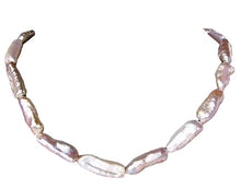 Load image into Gallery viewer, Natural Lavender 15x7.5x5-21.5x8.5x6mm Pearl Strand 104813
