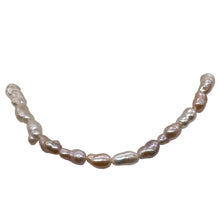 Load image into Gallery viewer, Baroque Fresh Water Pearl Doubles Strand | 12x7mm | Baby Pink | 28 Pearls |
