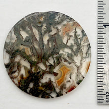 Load image into Gallery viewer, Moss Agate 24mm Disc Pendant Bead 4848Bp - PremiumBead Alternate Image 5
