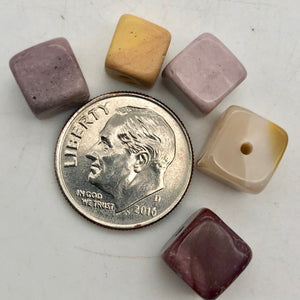 14 Australian Mookaite 8x8x7mm Cube Beads - PremiumBead Alternate Image 7