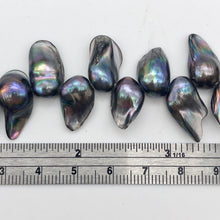Load image into Gallery viewer, Hot Flaming Comet! Peacock Pearl Blister Strand - PremiumBead Alternate Image 9
