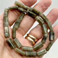Load image into Gallery viewer, Shimmer Labradorite Flat 15x8 Tube Bead Strand for Jewelry Making | 26 Beads | - PremiumBead Alternate Image 3
