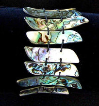 Load image into Gallery viewer, Shimmer! Natural Abalone Plank Bead Bracelet 005887B - PremiumBead Alternate Image 4
