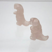 Load image into Gallery viewer, T-Rex Dinosaur 2 Rose Quartz Tyrannosaurus Rex Beads | 20x18x8mm | Pink - PremiumBead Alternate Image 6
