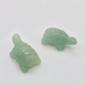 Charming 2 Carved Aventurine Turtle Beads | 21x12.5x8.5mm | Green - PremiumBead Alternate Image 5