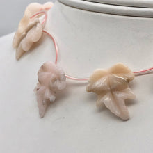 Load image into Gallery viewer, 7 Light Pink Peruvian Opal Leaf Briolette Beads 10823A - PremiumBead Primary Image 1
