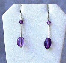 Load image into Gallery viewer, Unique Amethyst &amp; Sterling Silver Earrings 6379B - PremiumBead Alternate Image 3
