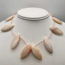 Load image into Gallery viewer, Pink Peruvian Opal Marquis Briolette 12 Bead Strand 10815J - PremiumBead Alternate Image 2
