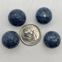 Load image into Gallery viewer, 4 Faceted 14mm Blue Sponge Coral Beads 004658 - PremiumBead Primary Image 1
