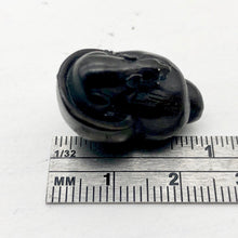 Load image into Gallery viewer, Carved Mouse in Snail Shell Teak Ojime Netsuke Bead | 25x17x14mm | Brown - PremiumBead Alternate Image 4

