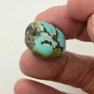 Genuine Natural Turquoise Nugget Focus or Master Bead | 33cts | 25x19x11mm - PremiumBead Alternate Image 3